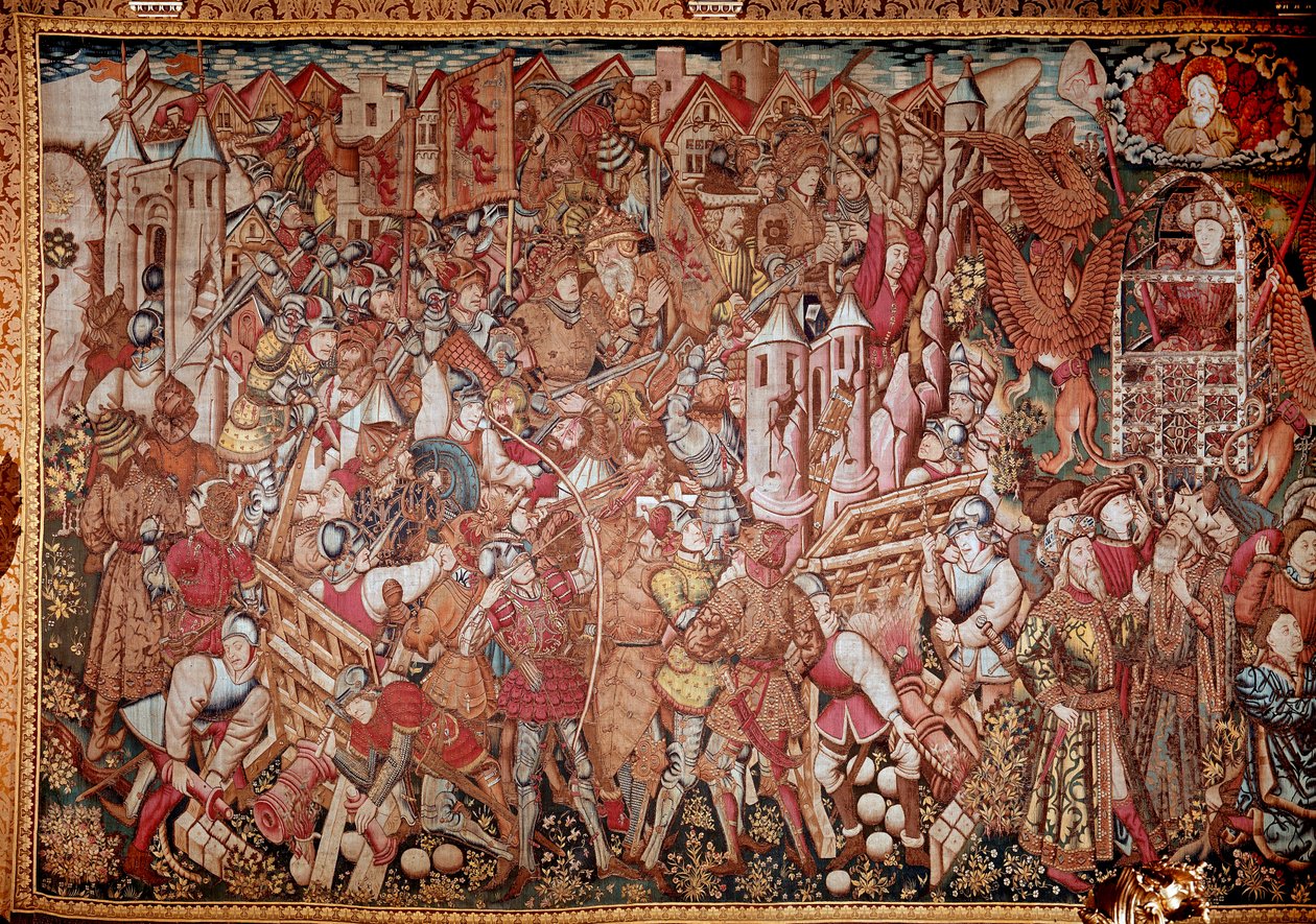 Vita e imprese di Alessandro Magno (356-323 a.C.), re di Macedonia. Arazzo del XV secolo. Roma, Galleria Doria Pamphili da Unknown artist