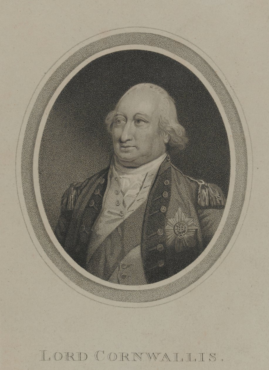 Lord Cornwallis da Unknown artist