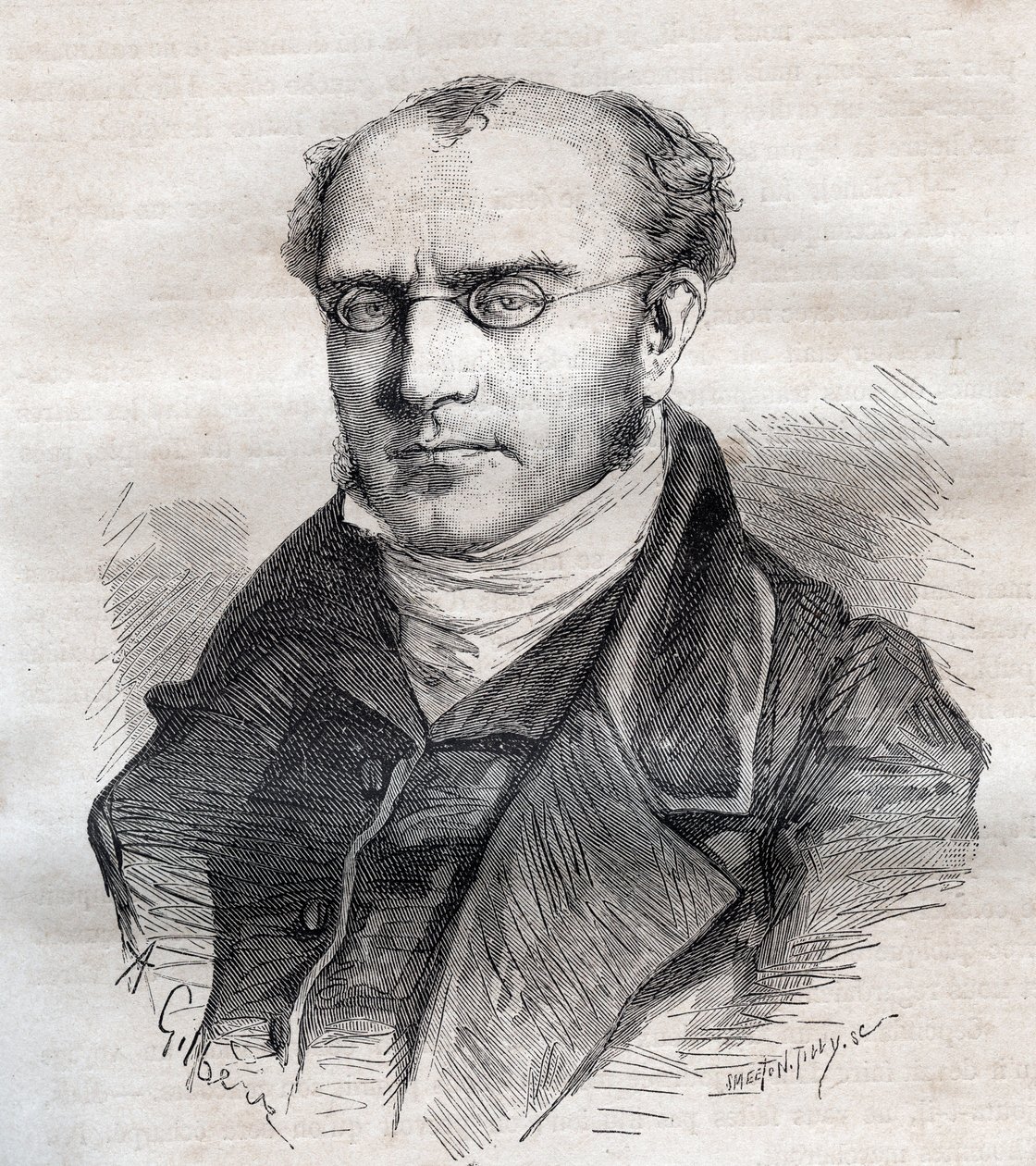 Louis-Chrysostome Michel di Michel de Bourges 1797-1853 avvocato e politico francese da Unknown artist