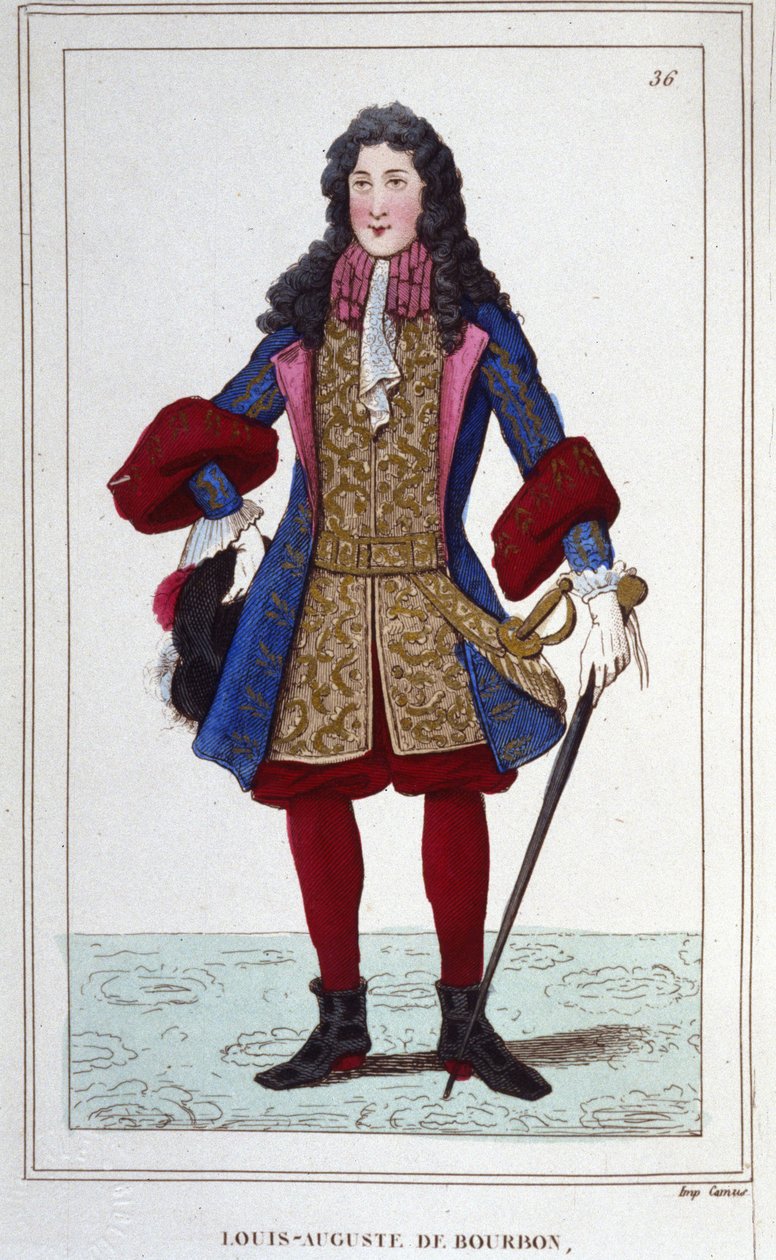 Louis Auguste de Bourbon, Duca del Maine (1670-1736). Principe francese da Unknown artist