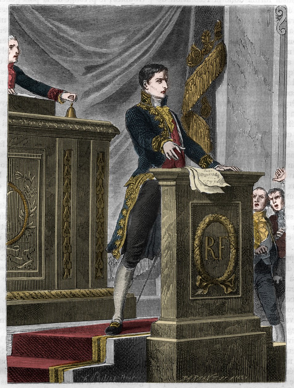 Lucien Bonaparte, politico francese, parla all