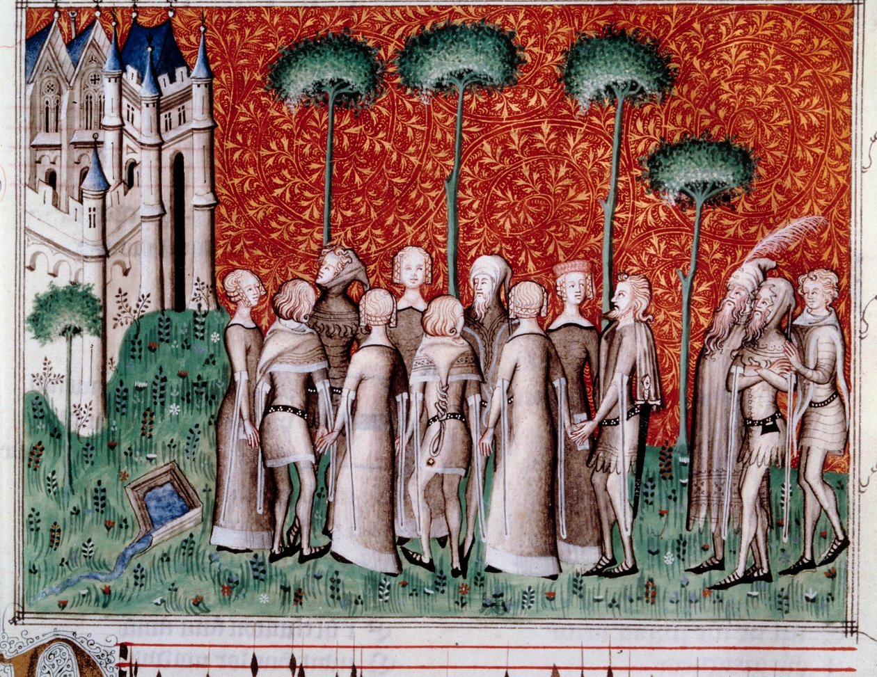 Machaut trova la sua dama da Unknown artist