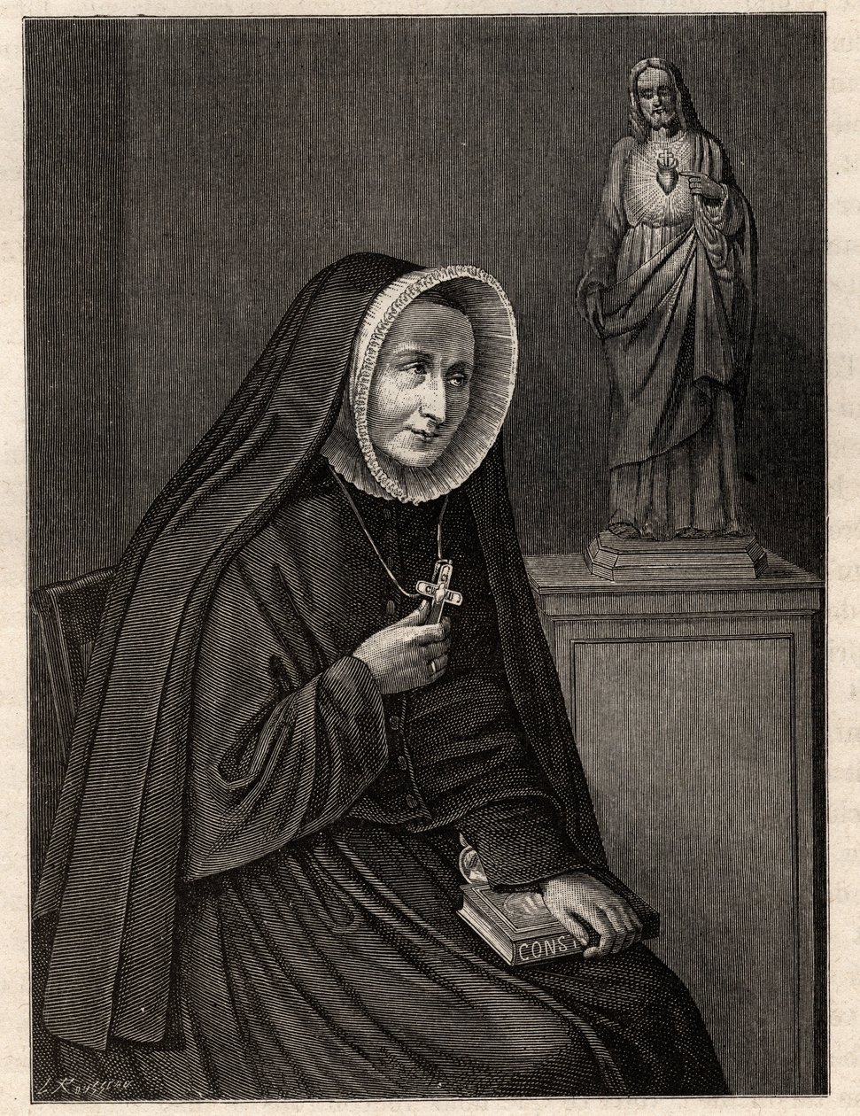 Madeleine-Sophie Barat (Madeleine Sophie) 1779-1865 da Unknown artist