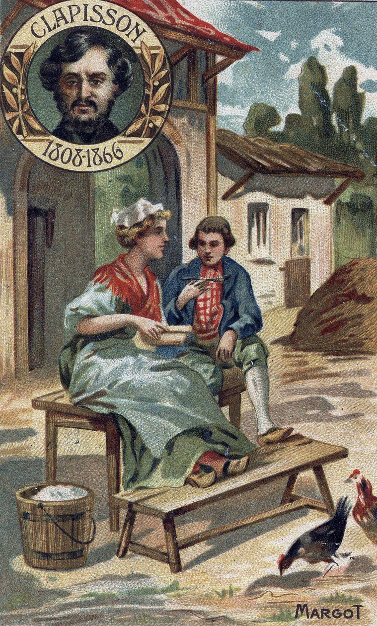 Margot opera comica del 1857 di Antoine Louis Clapisson. Chromo della fine del XIX secolo. da Unknown artist