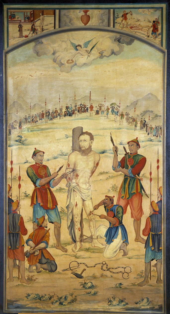 Martirio del Beato Marchand Cochinchine da Unknown artist