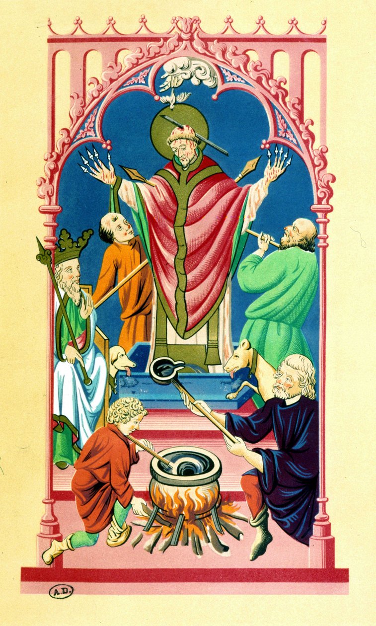Martirio di San Benigno - secondo una miniatura, circa 1439 da Unknown artist