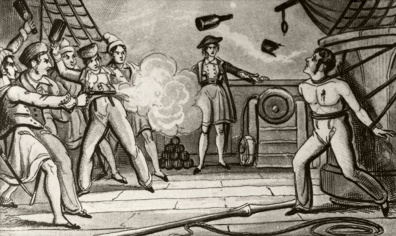Massacro del Capitano Skinner da Unknown artist