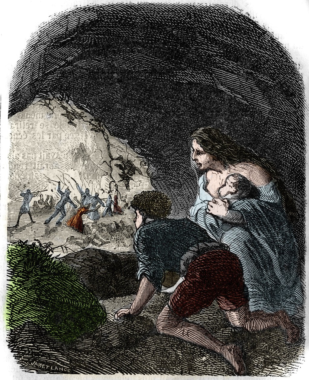 Massacri dei Valdesi nel XVI secolo da Unknown artist
