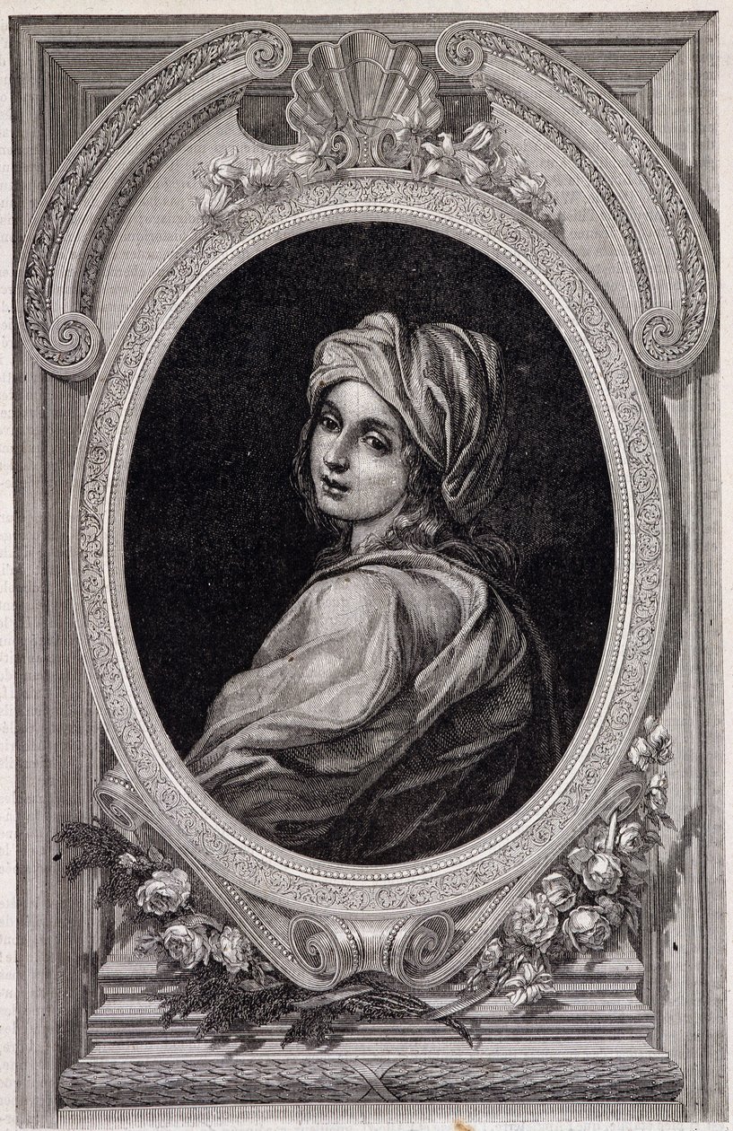 Ritratto medaglione di Papessa Giovanna - in "Histoire des popes" di Maurice Lachatre da Unknown artist