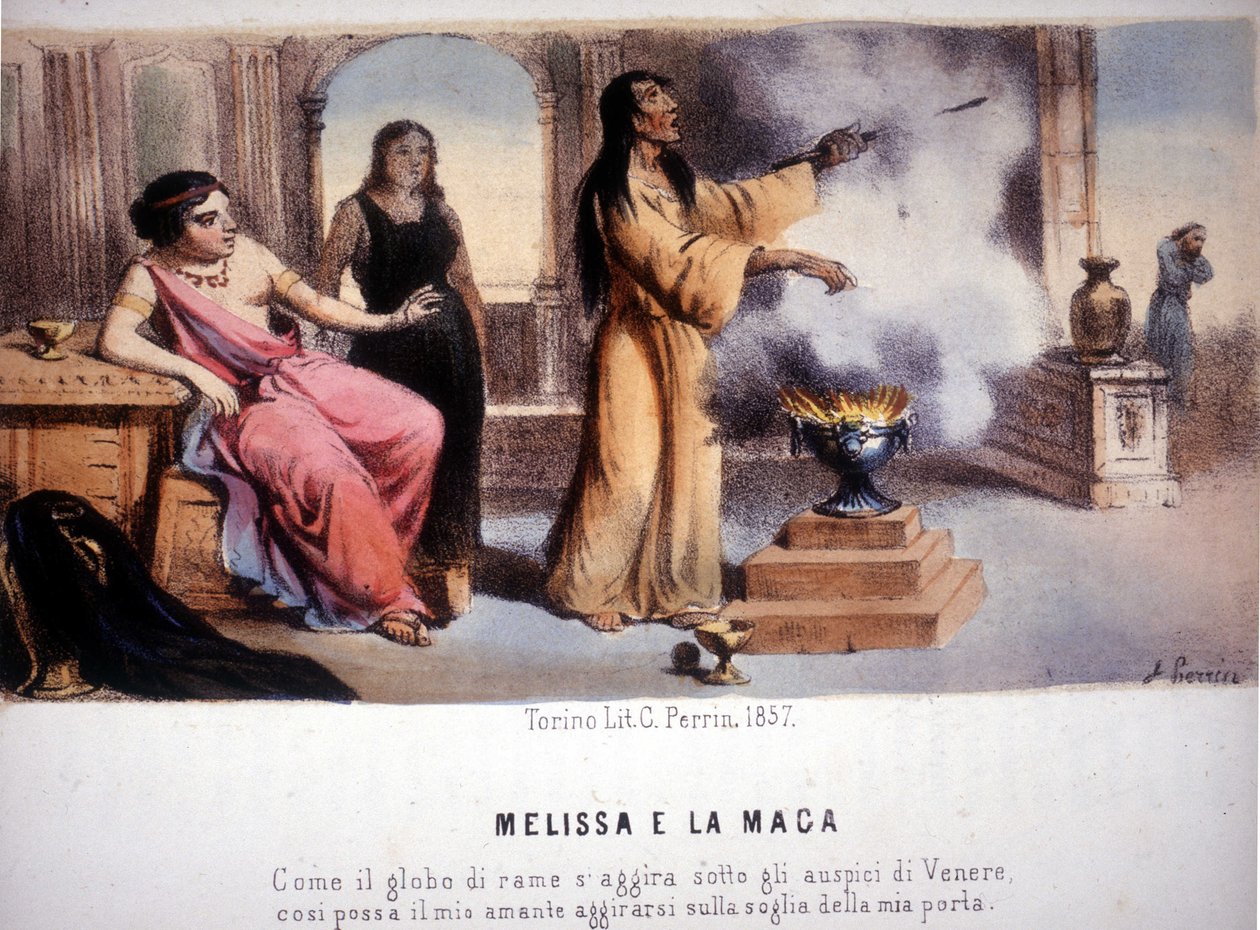 Melissa e la maga: 