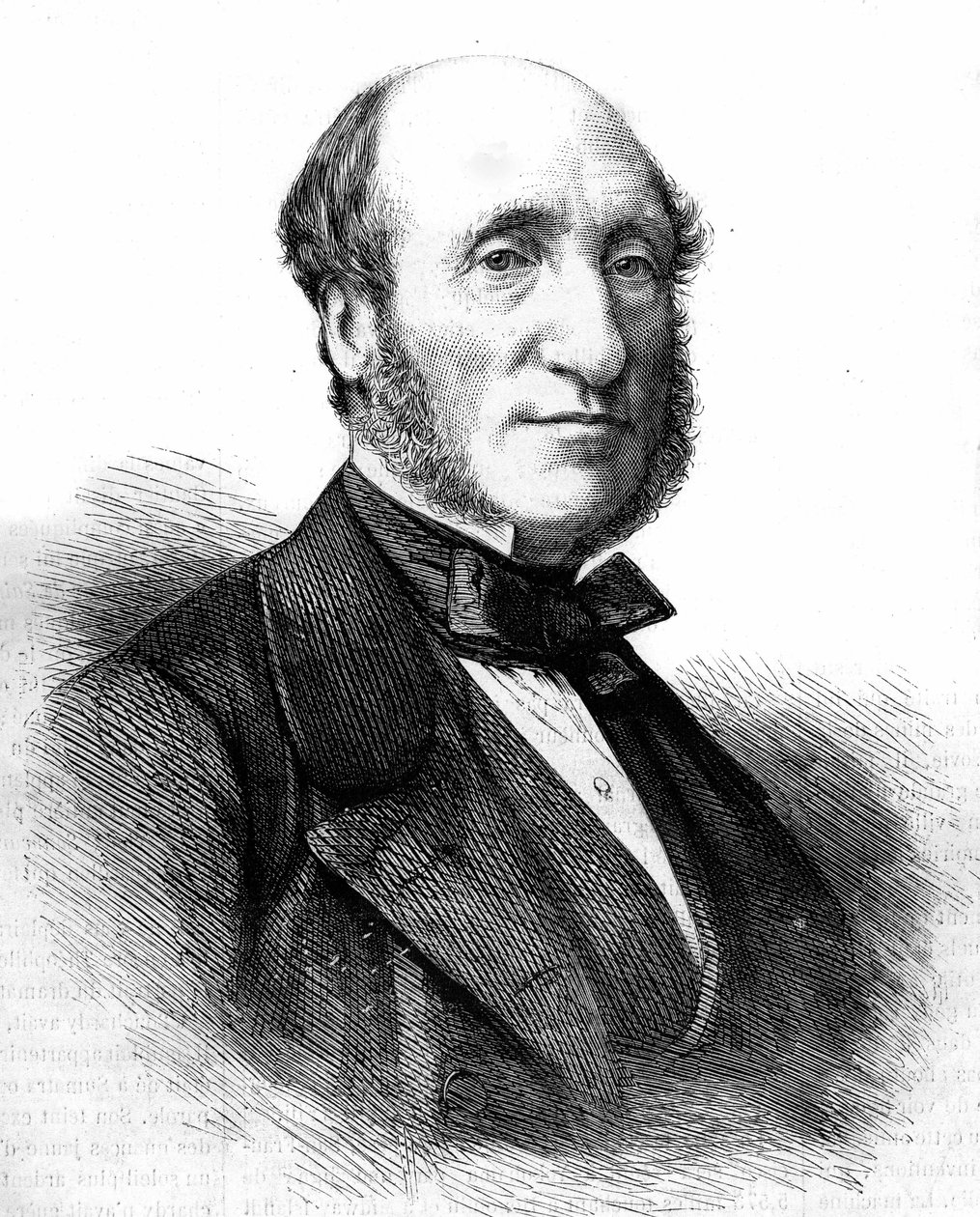 Michel Chevalier. Economista e politico francese (1806-1879). da Unknown artist