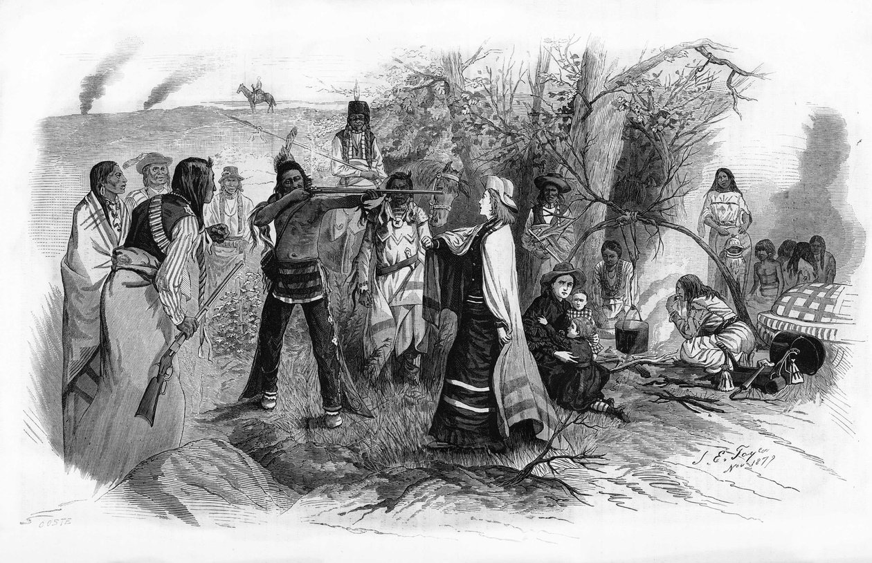 Miss Josephine Meeker, prigioniera con sua madre durante le rivolte degli indiani d