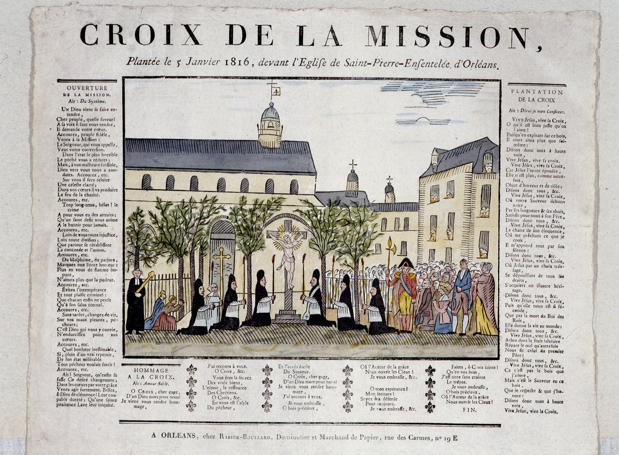 Croce della Missione, piantata il 5 gennaio da Unknown artist