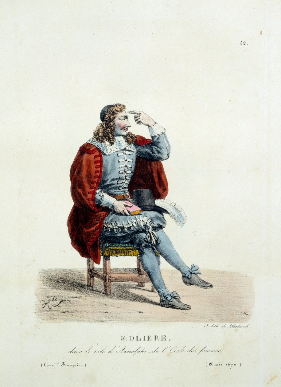 Costume di Molière nel ruolo di Arnolphe nella commedia 