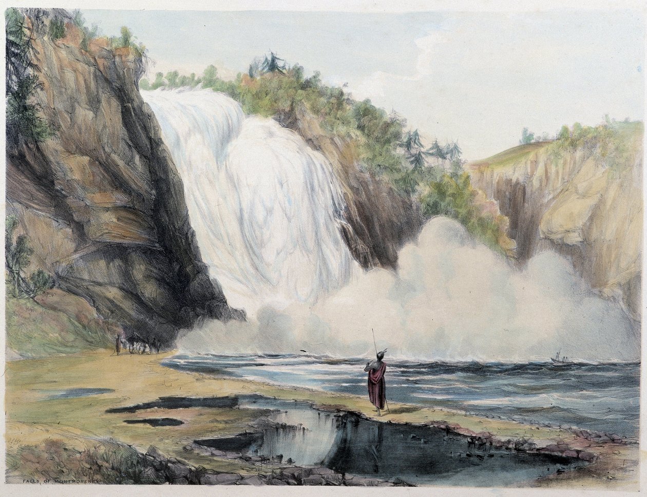 Cascate di Montmorency, Canada - in "Smyth