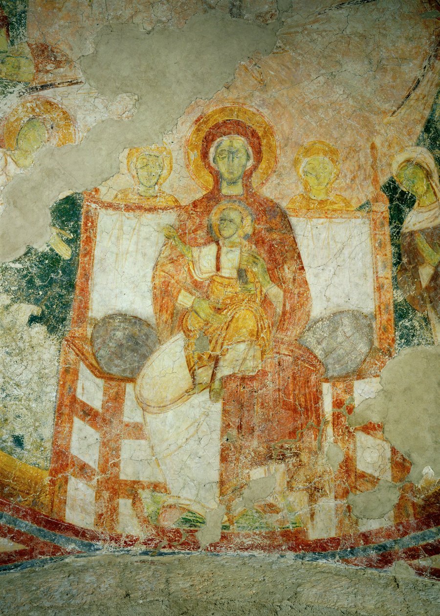 Affreschi nella chiesa del monastero benedettino di Lambach, Alta Austria (affresco) da Unknown artist