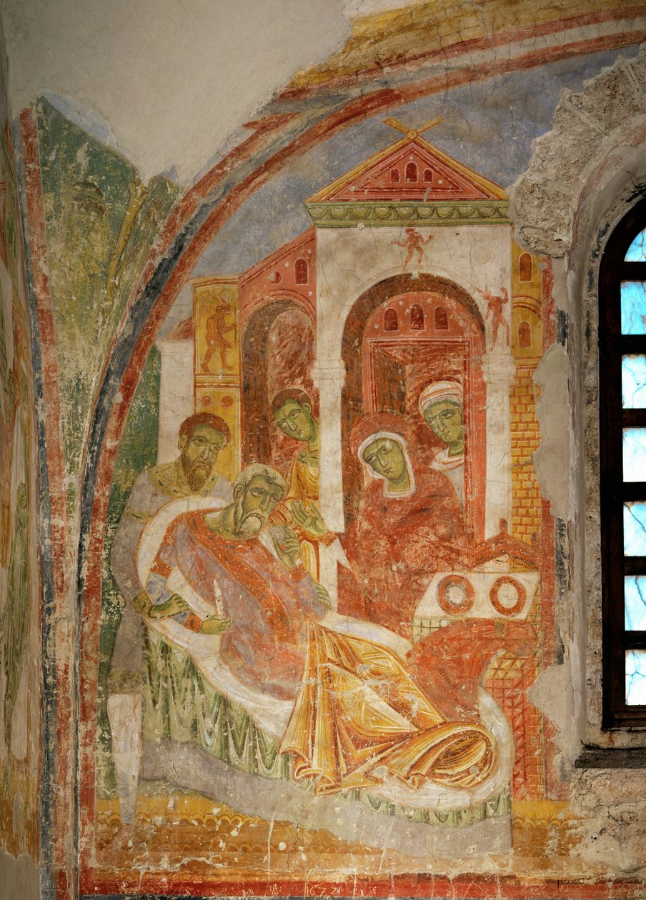 Affreschi nella chiesa del monastero benedettino di Lambach, Alta Austria (affresco) da Unknown artist