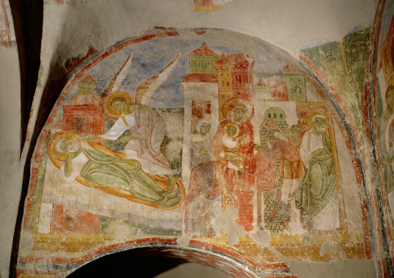 Affreschi nella chiesa del monastero benedettino di Lambach, Alta Austria (affresco) da Unknown artist