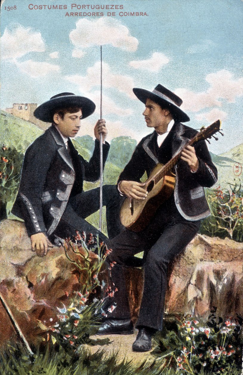 Musicisti in costumi portoghesi. Arredores de Coimbra. da Unknown artist