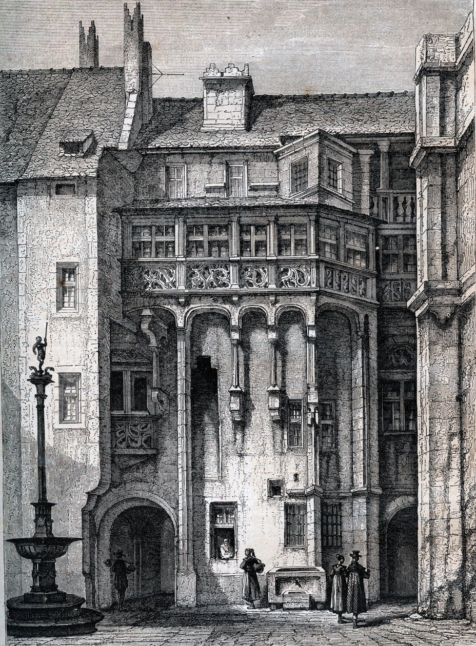 Cortile del municipio di Norimberga da Unknown artist