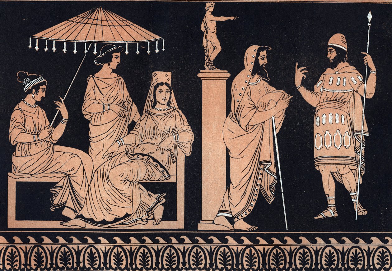 Odissea di Omero - Ulisse alla corte di Alcinoo - Ulisse chiede ad Alcinoo l