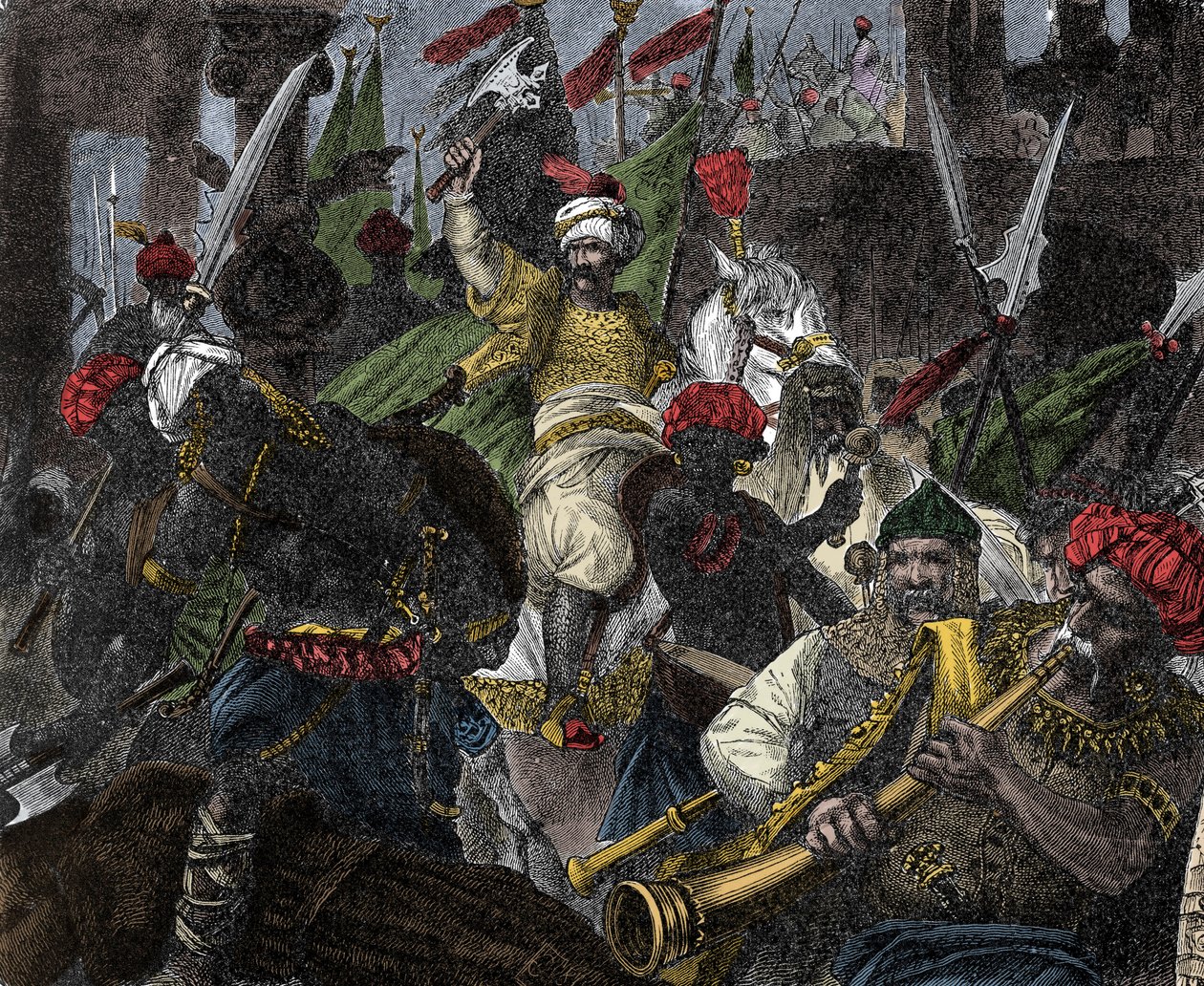 Il 29 maggio 1453, assalto di Costantinopoli da parte di Maometto II, sultano dell