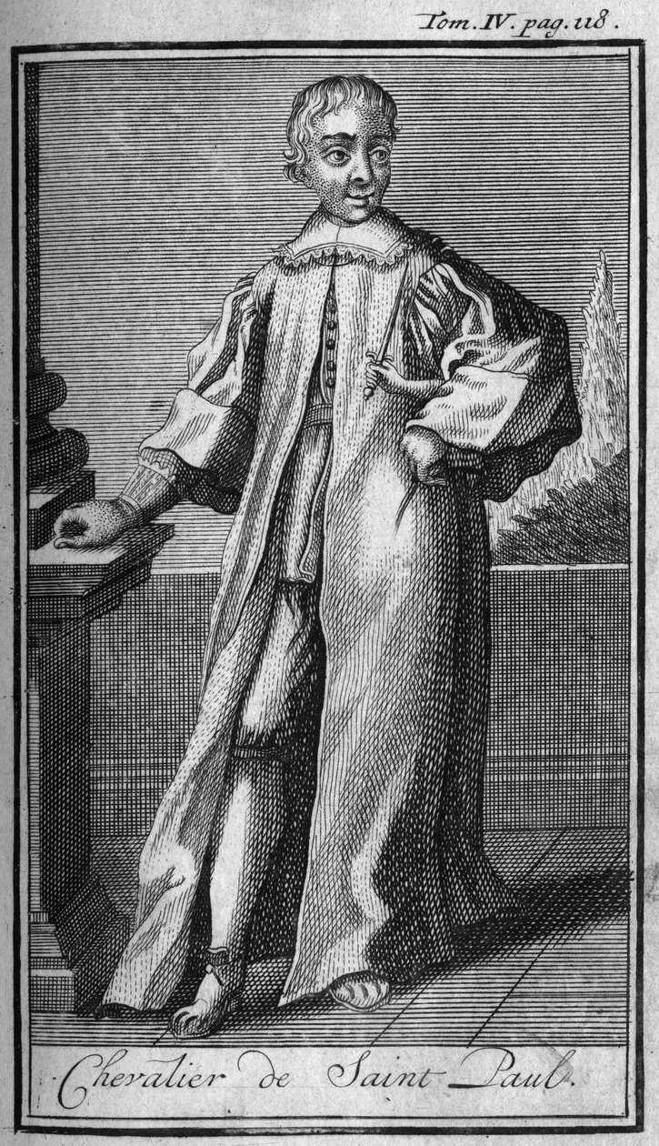 Ordini di cavalleria. Cavaliere di San Paolo. In 