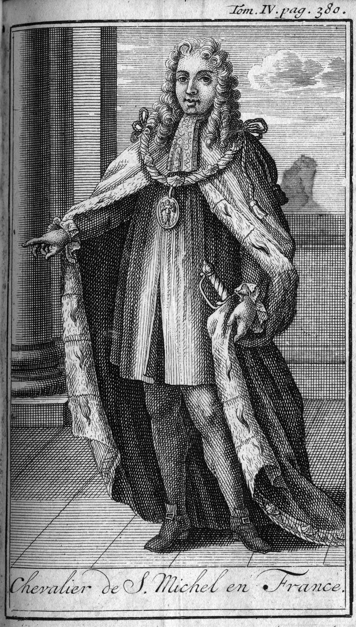 Ordini di Cavalleria. Cavaliere di San Michele in Francia nel XV secolo. In 
