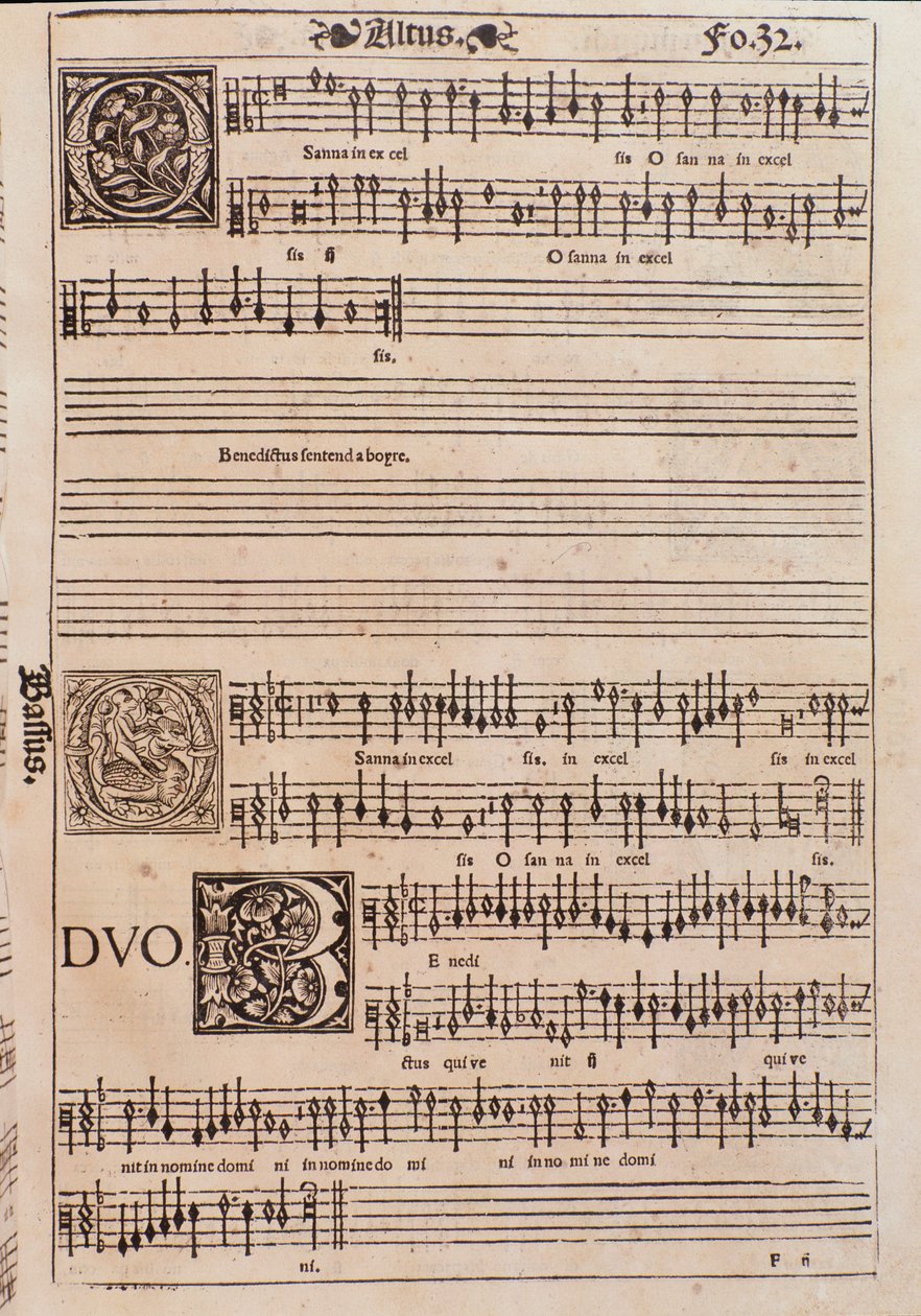 Pagina da Liber octo missarum (1541) da Unknown artist