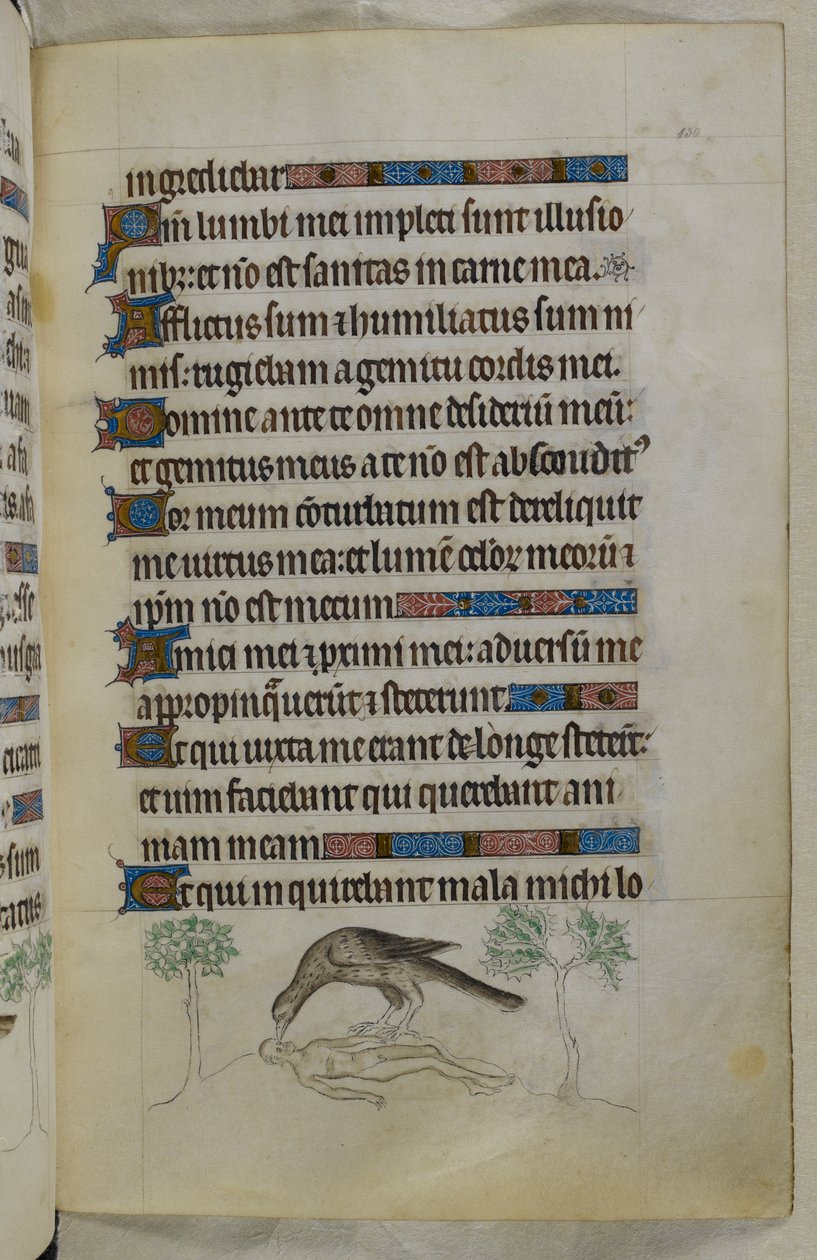 Pagina del "Salterio della Regina Maria". da Unknown Artist