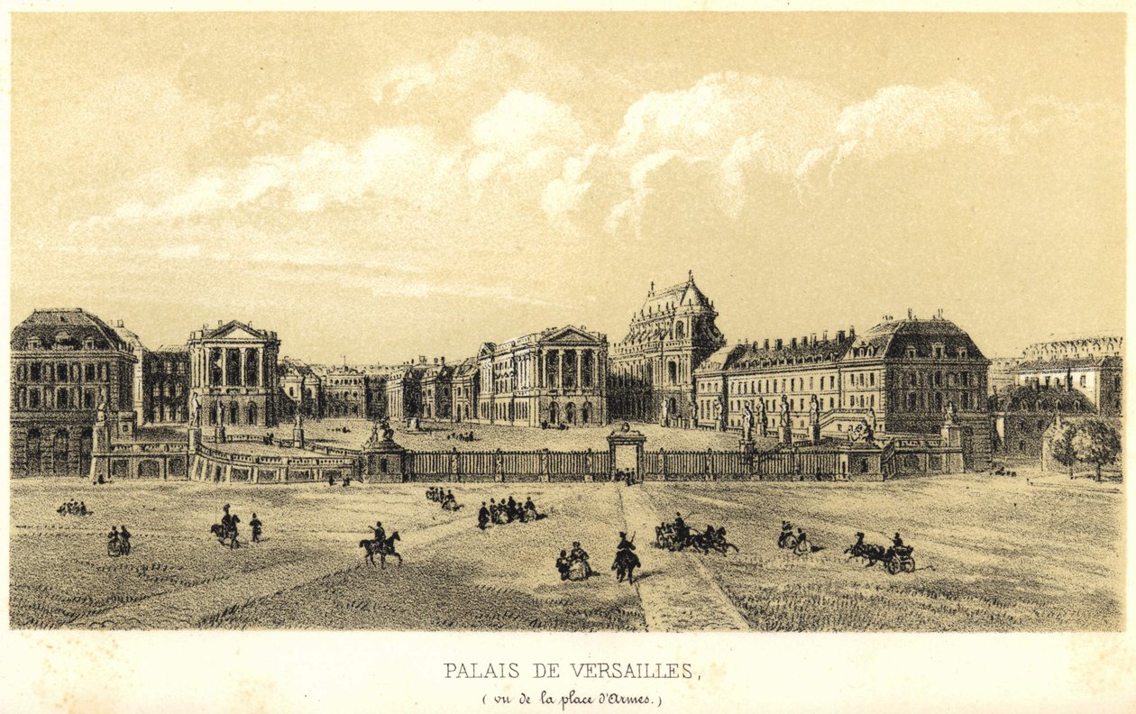 Palazzo di Versailles visto dalla place d