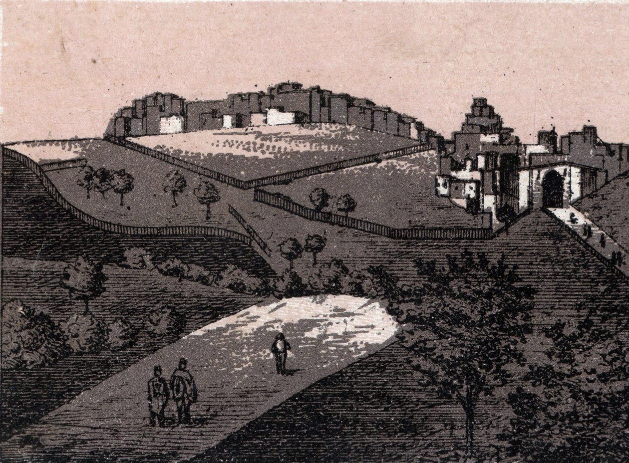 Palestina: vista della città di Betlemme da Unknown artist
