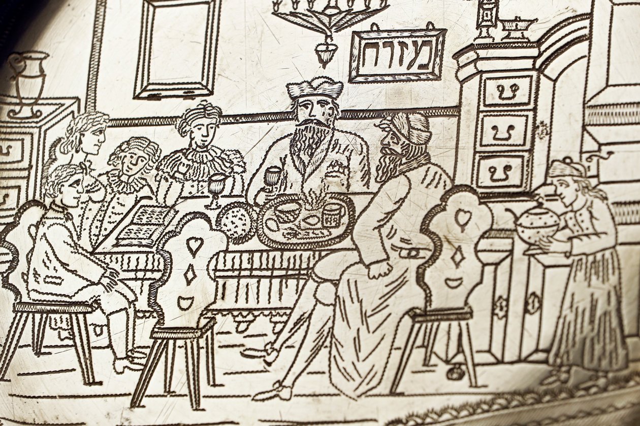 Piatto del Seder di Pasqua, XIX secolo da Unknown