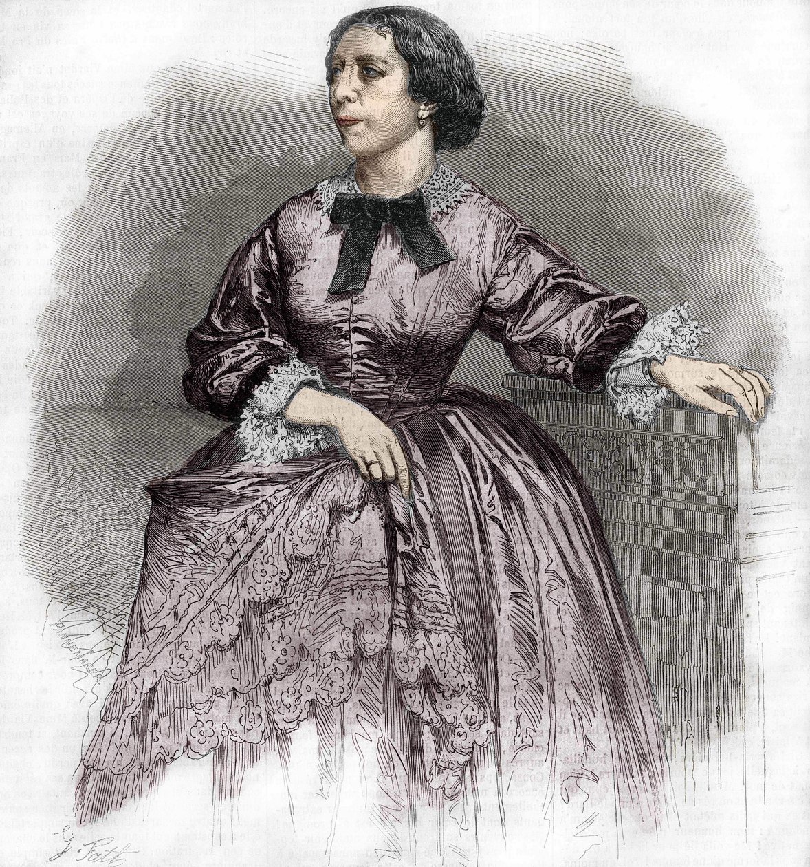 Pauline Viardot-García, cantante francese da Unknown artist