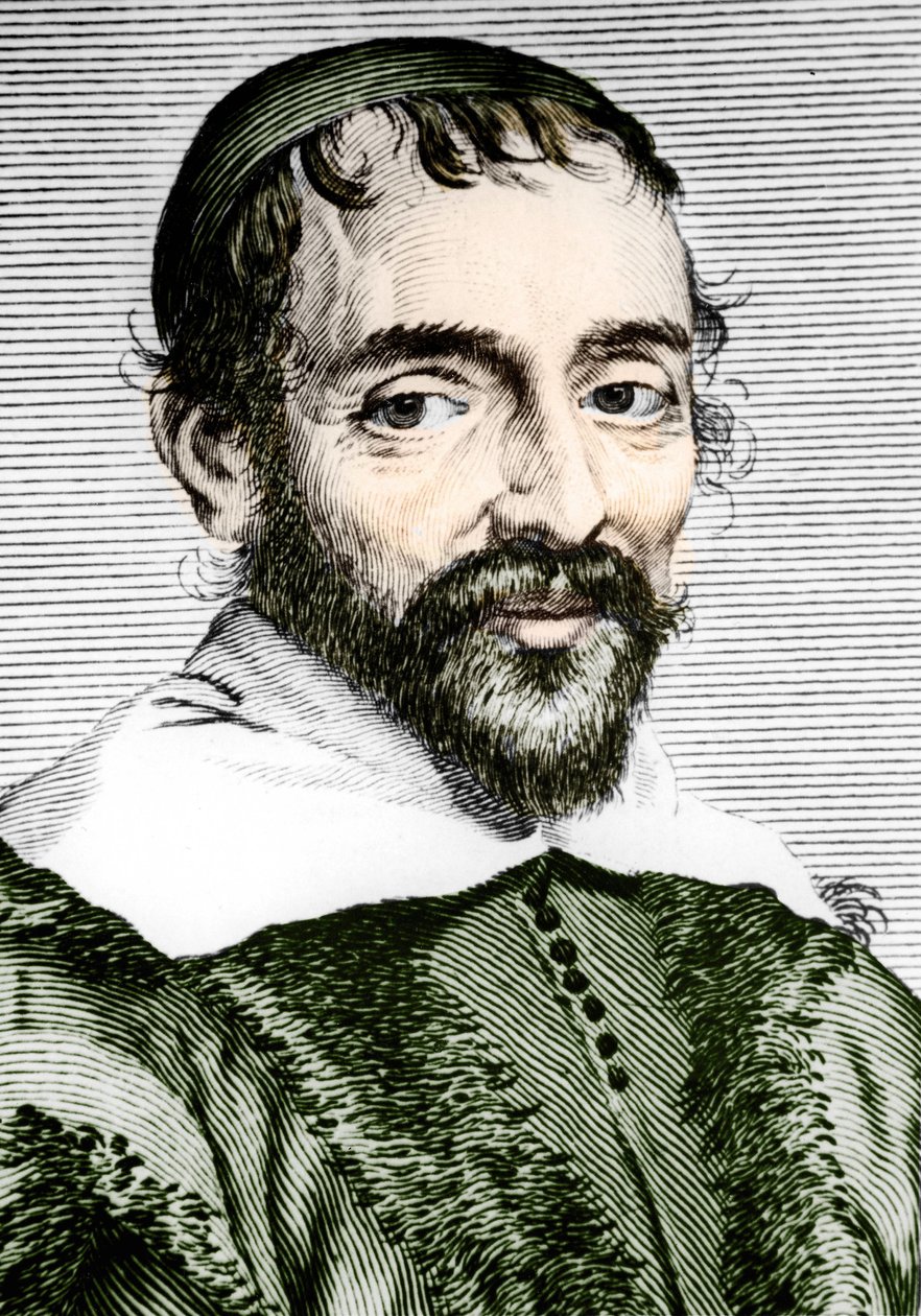 Pierre Gassendi (1592-1655), filosofo, astronomo, matematico e fisico francese da Unknown artist