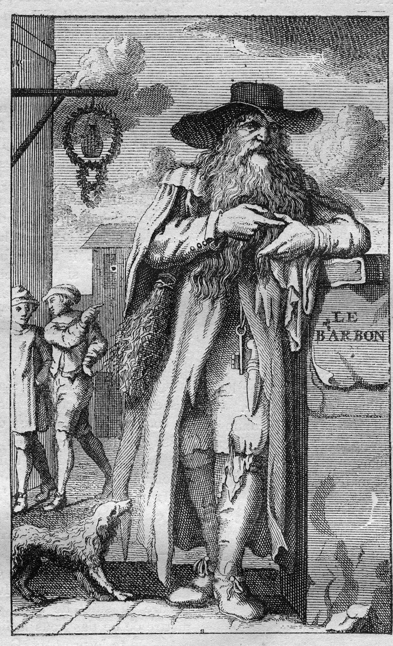 Pierre de Montmaur (1576-1650) erudito, poeta francese di espressione latina - incisione da Unknown artist