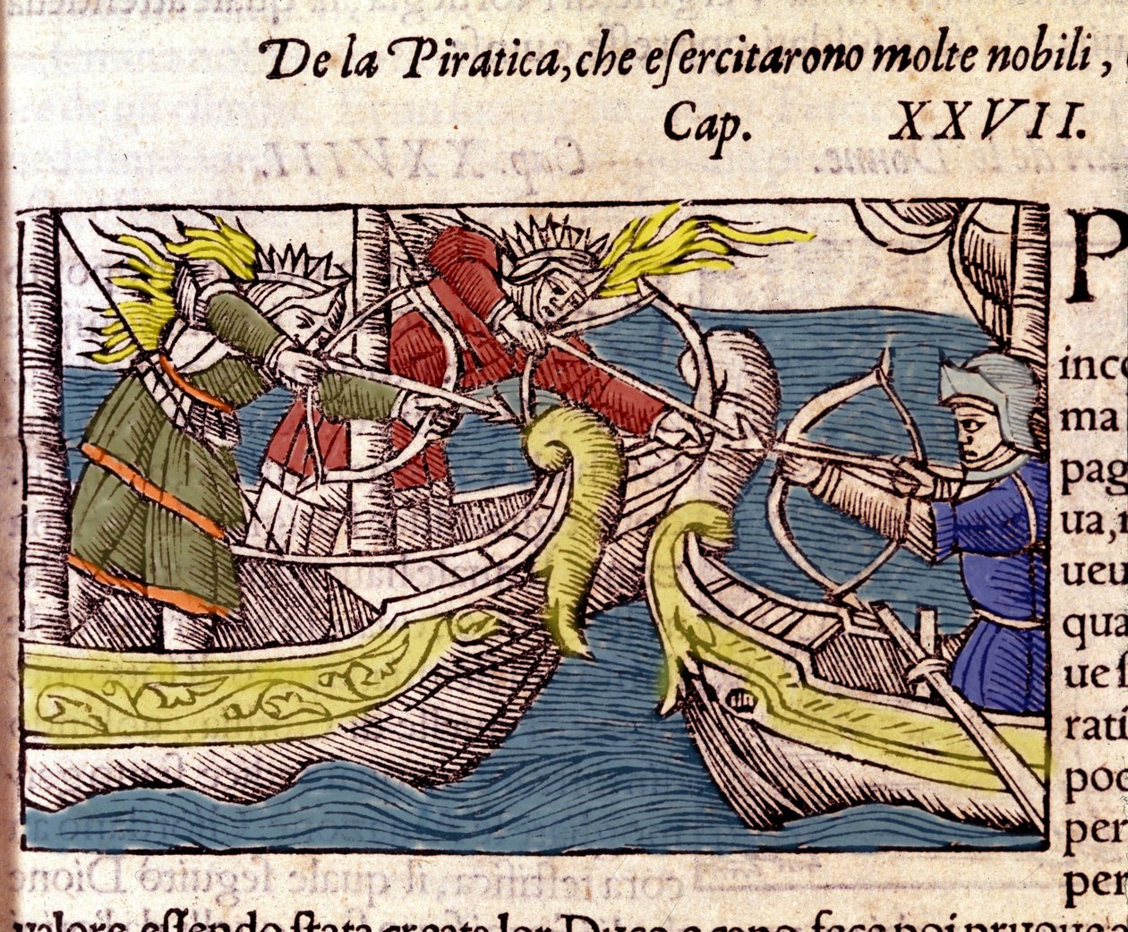 La pirateria era praticata da molte nobildonne scandinave. Incisione da 