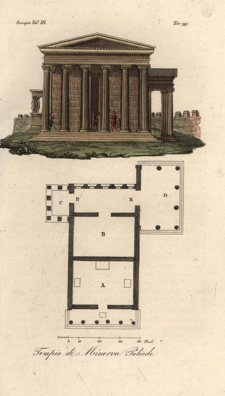 Piano e elevazione dell