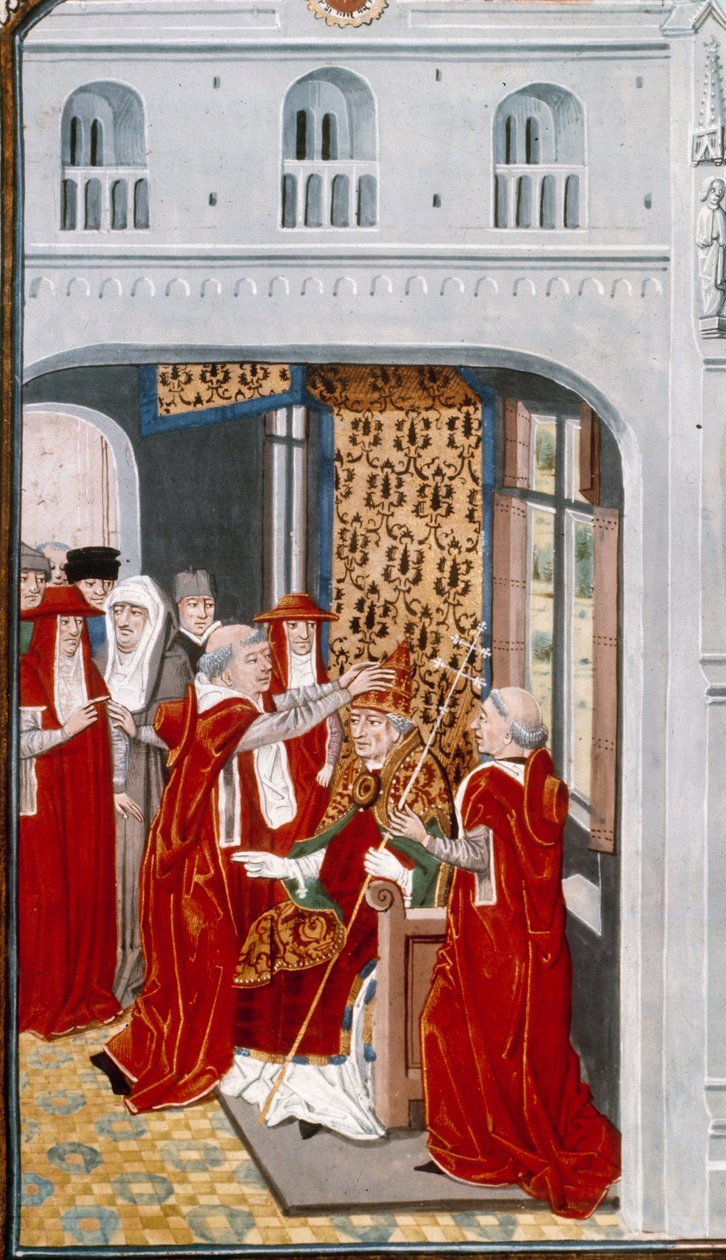 Papa Gregorio XI consacra Avignone nel 1370 da Unknown artist