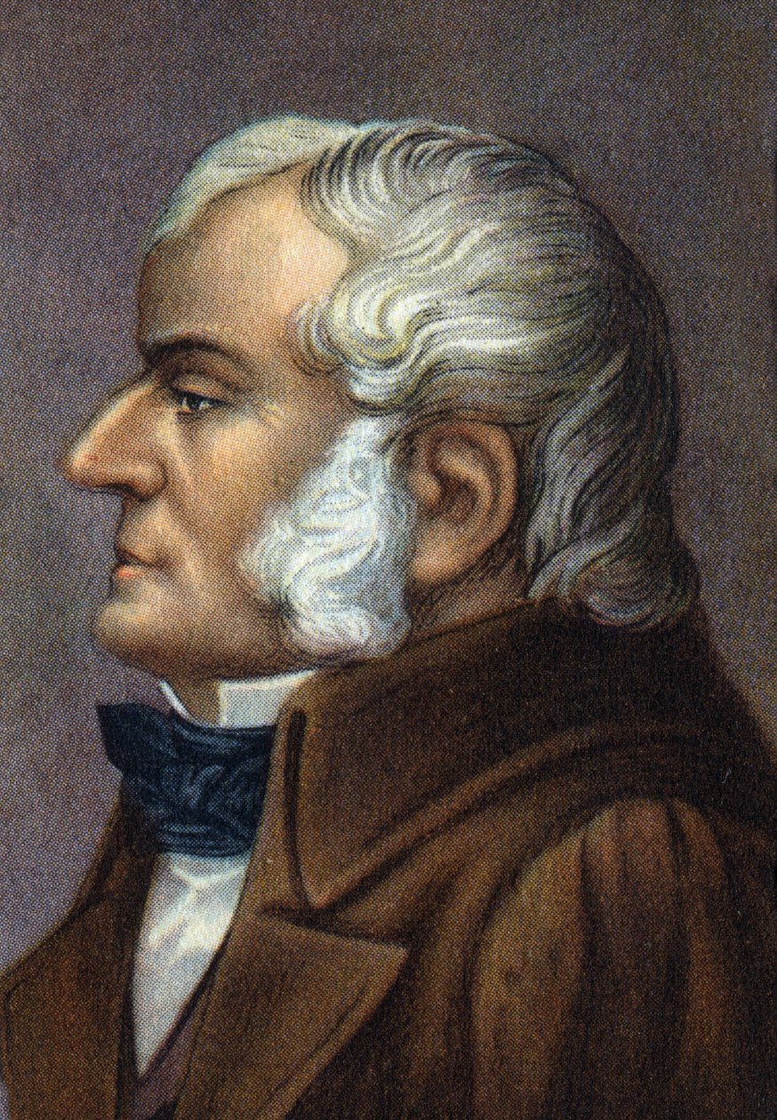 Ritratto di John Dalton, fisico e chimico inglese. da Unknown Artist