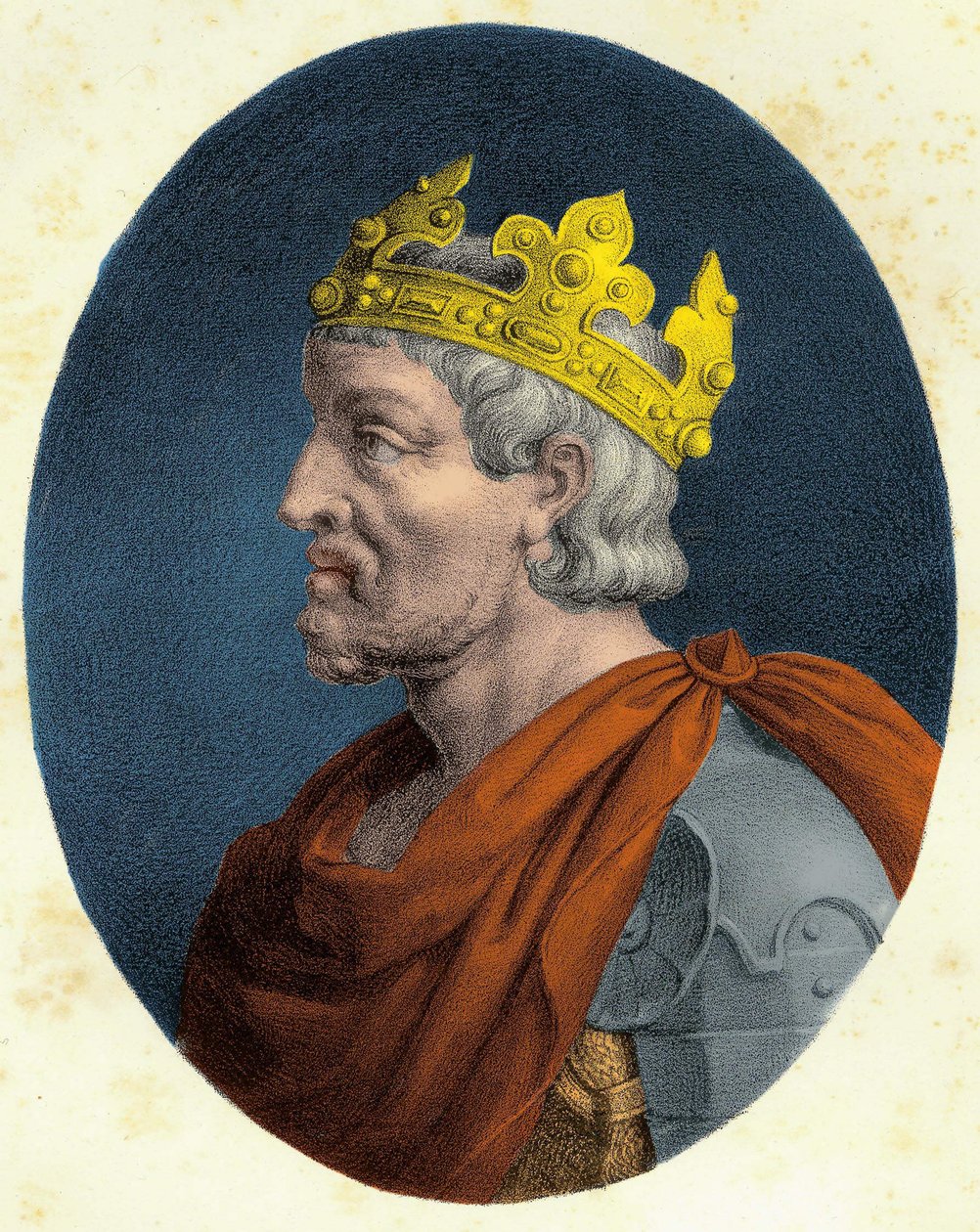 Ritratto di Pipino il Breve (ca. 714 - 768) da Unknown artist