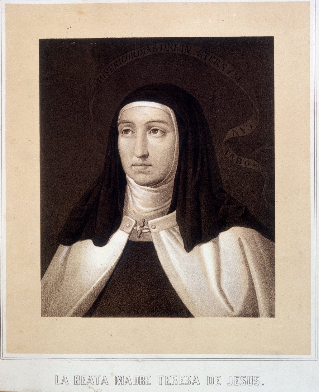 Ritratto in busto di Santa Teresa di Gesù (o Santa Teresa d
