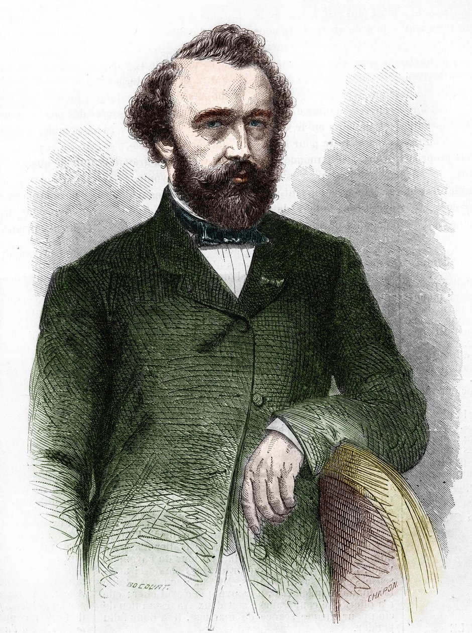 Ritratto di Adolphe Sax, inventore del sassofono (1814-1894) da Unknown artist