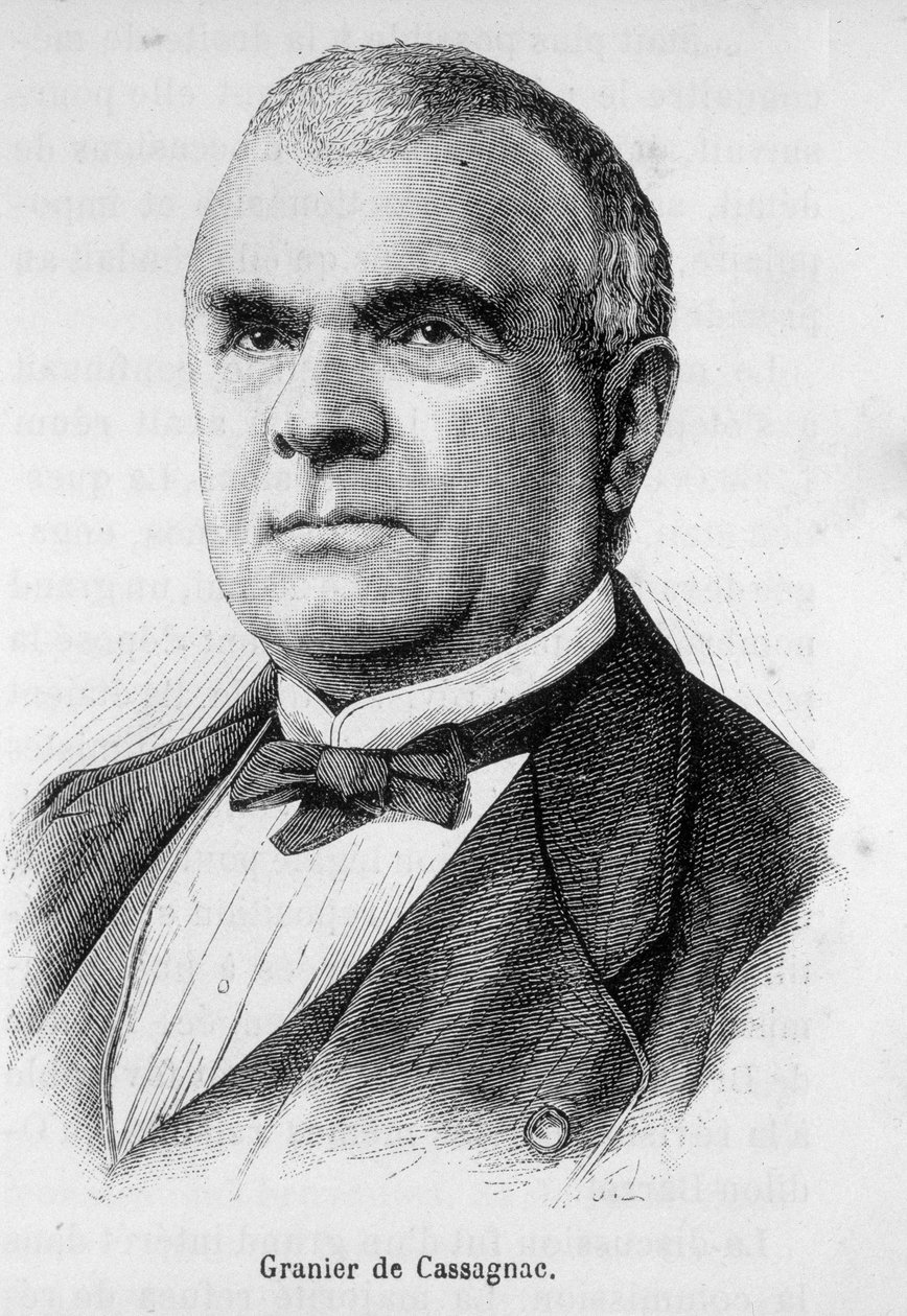 Ritratto di Adolphe de Granier de Cassagnac (1808-1880), giornalista e politico francese da Unknown artist