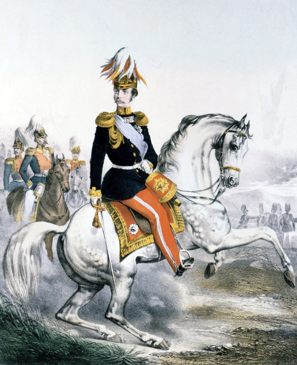 Ritratto di Alessandro II Nikolayevich (1818-1881) da Unknown artist