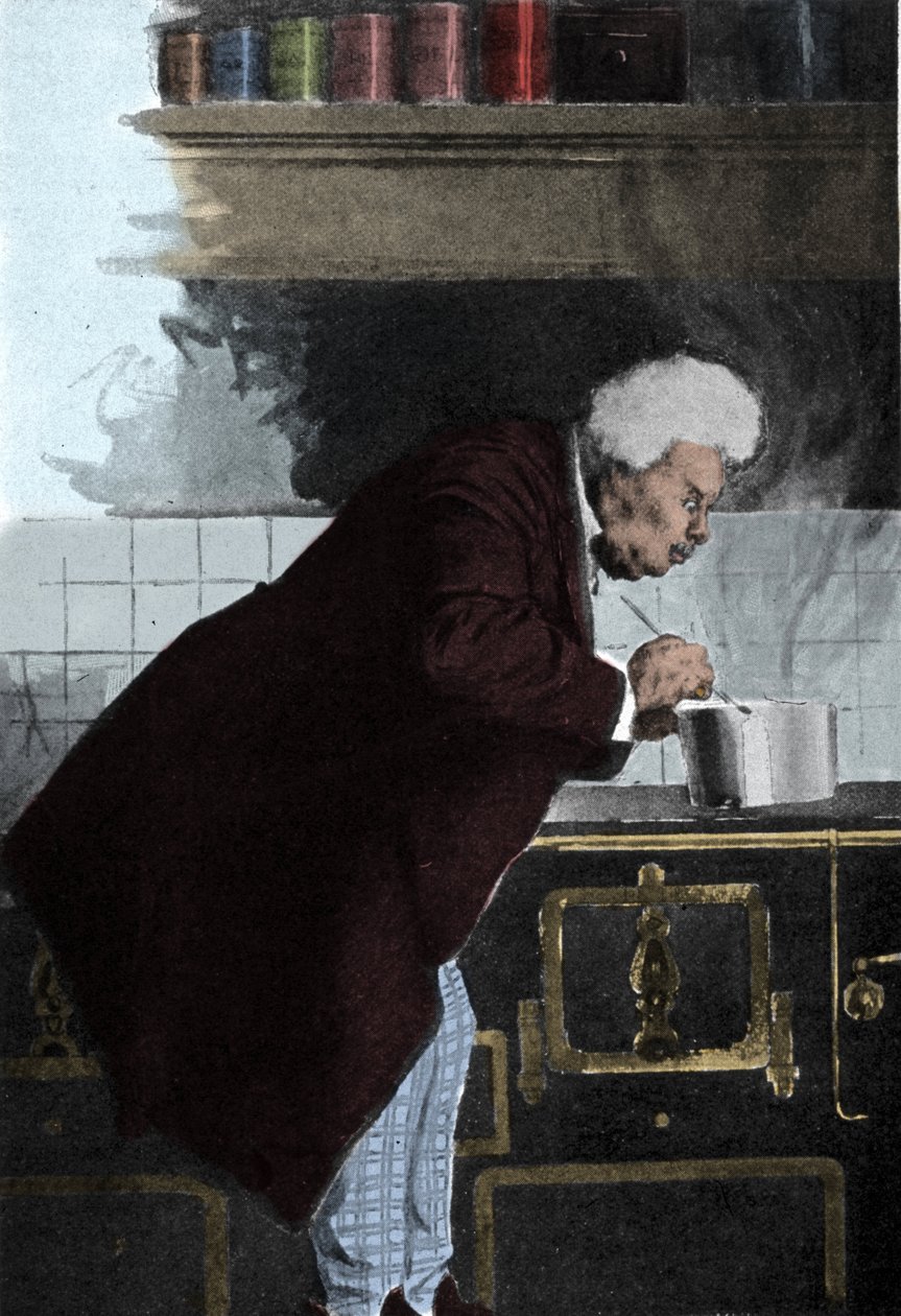 Ritratto di Alexandre Dumas padre (1802 - 1870) nei forni da Unknown artist