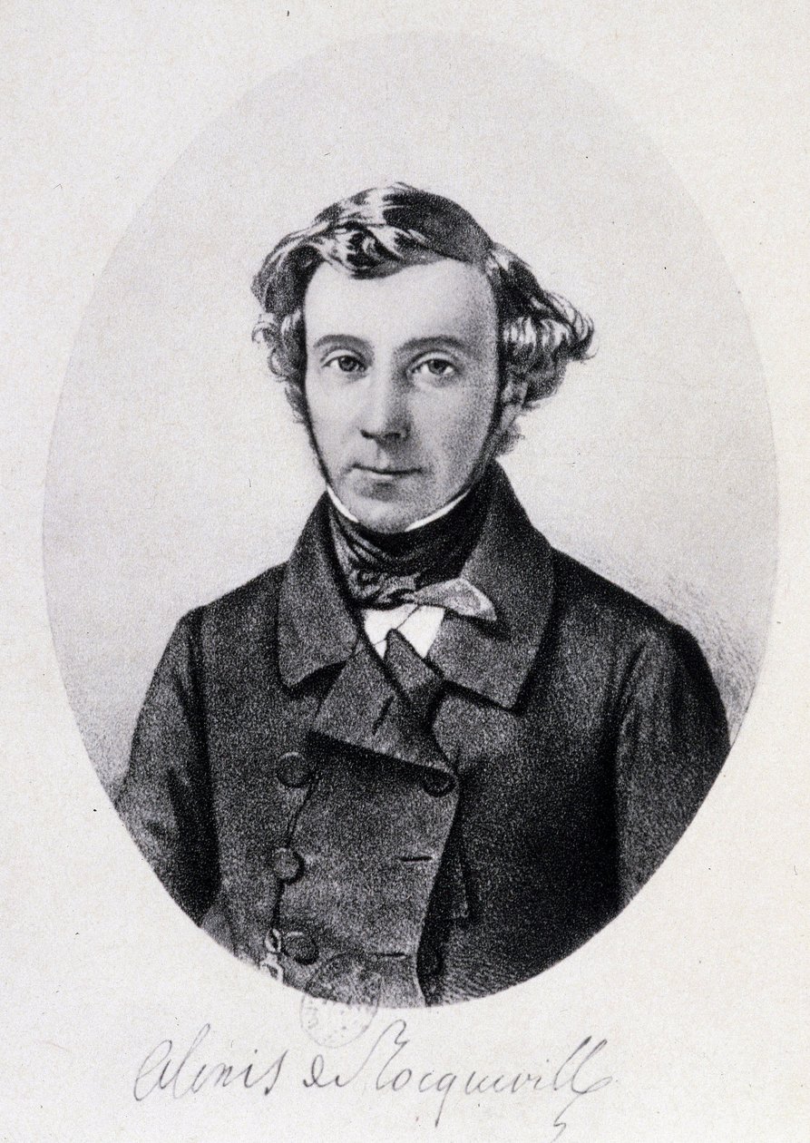 Ritratto di Alexis de Tocqueville da Unknown artist