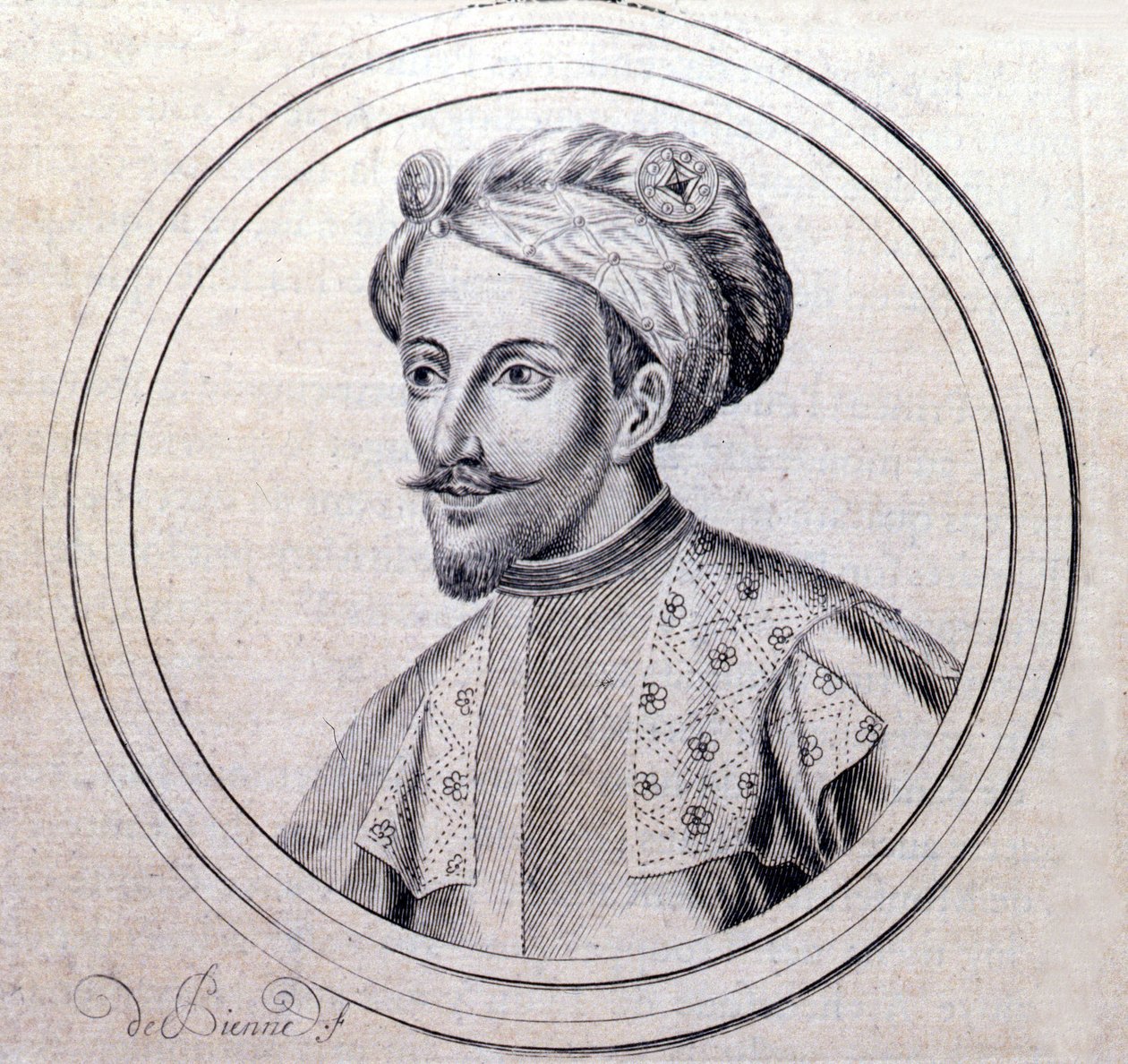 Ritratto di Amedeo V di Savoia detto Il Grande (1249 - 1324) in 