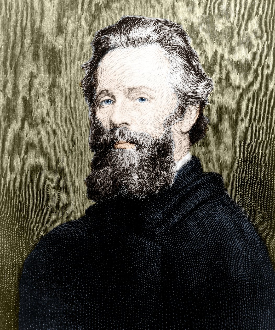Ritratto del poeta e romanziere americano Herman Melville da Unknown artist