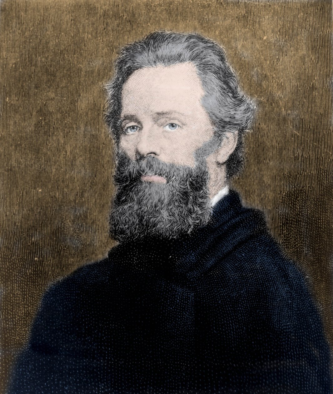 Ritratto del poeta e romanziere americano Herman Melville da Unknown artist